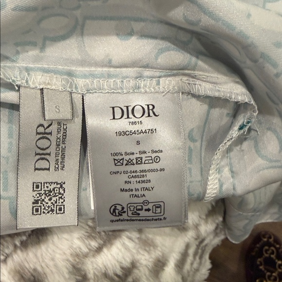 Dior Green and White Casual Button Down Shirt - Picture 4 of 5